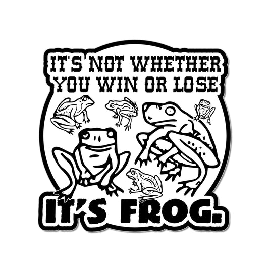 "It's Frog" - Die-Cut Sticker