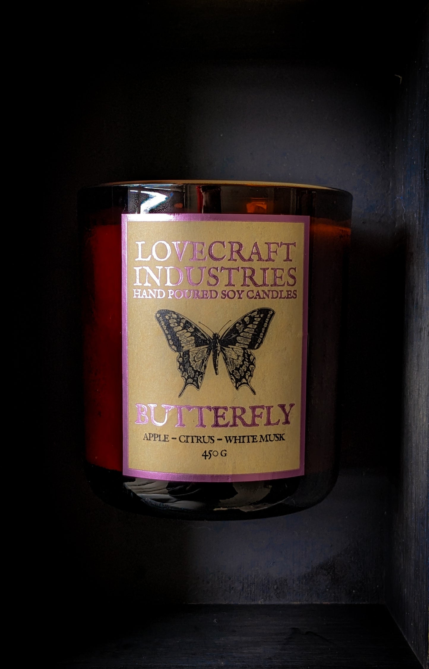 Butterfly 450g Soy Candle