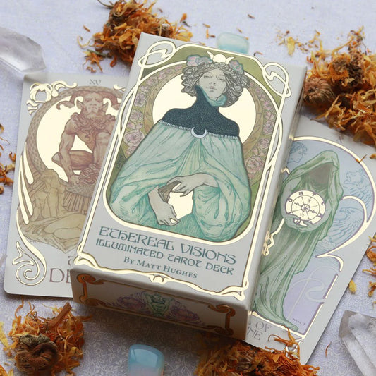 Ethereal Visions Illuminated Tarot Deck - By Matt Hughes