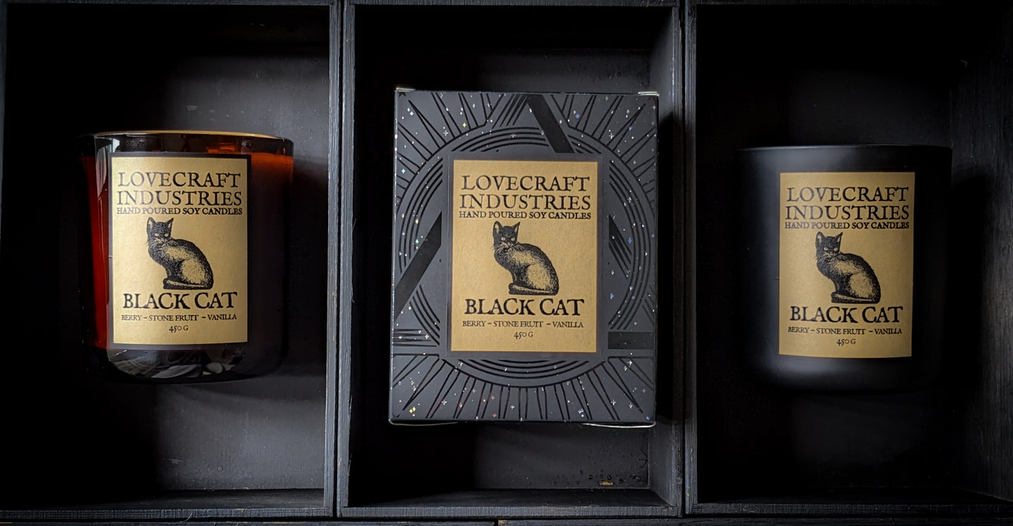 Black Cat 450g Soy Candle