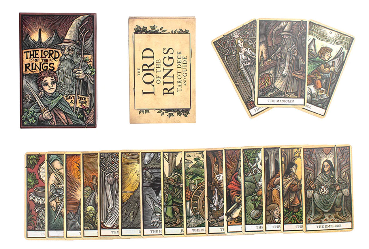 The Lord of the Rings Tarot Deck & Guide - By Casey Gilly & Tomas Hijo