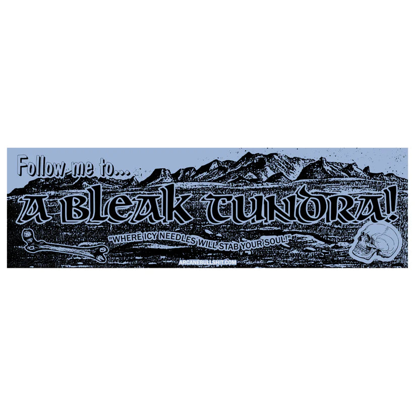 "Bad Terrain" Bumper Sticker Series
