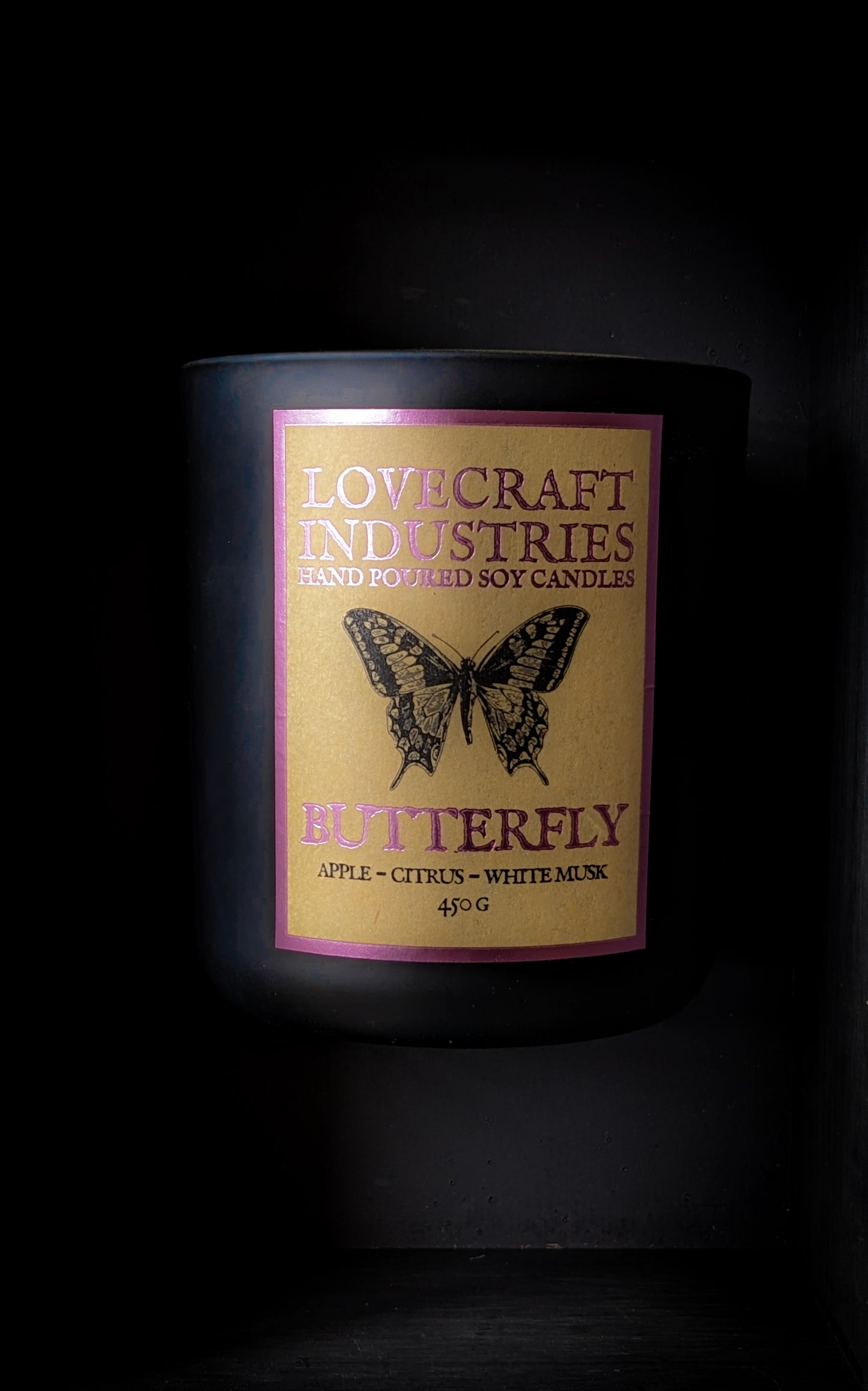 Butterfly 450g Soy Candle