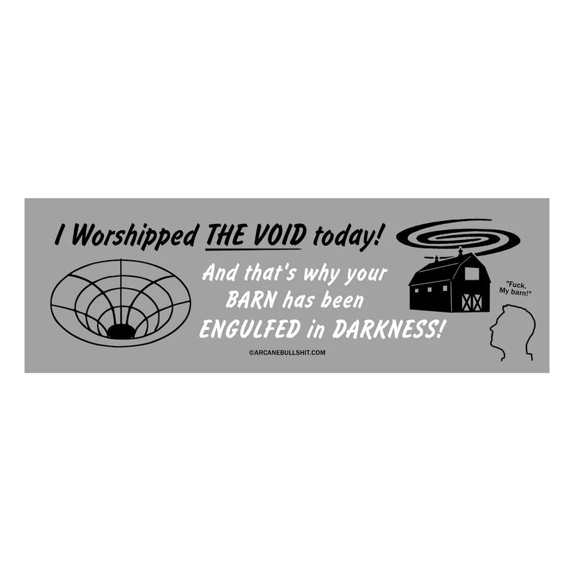 "Cosmic Overlords" Bumper Sticker Series
