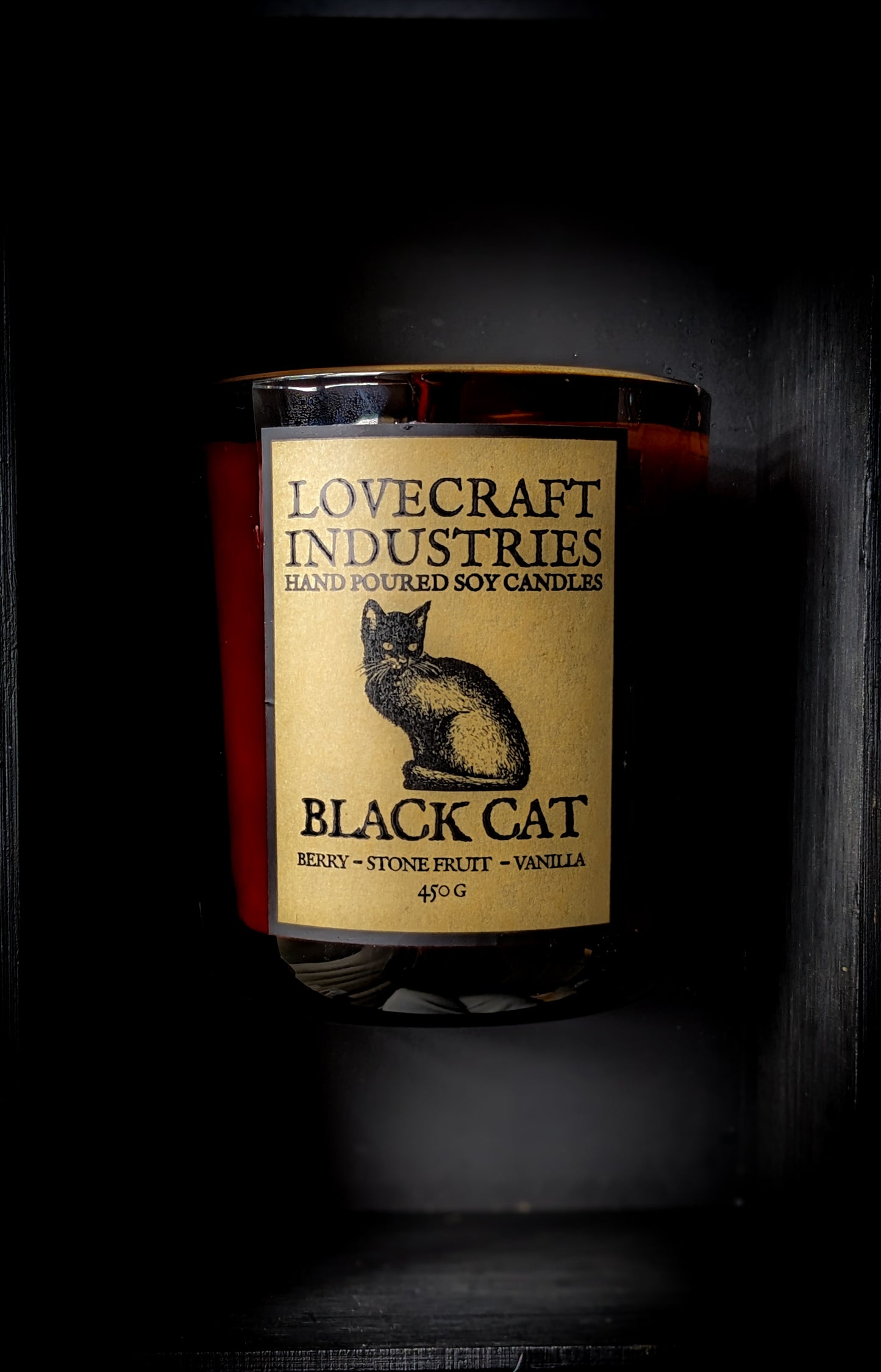 Black Cat 450g Soy Candle