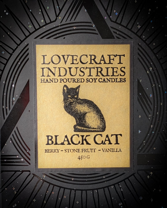 Black Cat 450g Soy Candle