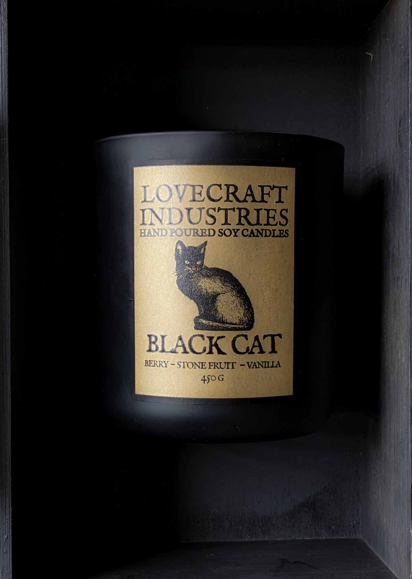 Black Cat 450g Soy Candle