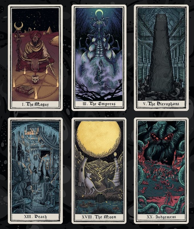 Cthulhu Dark Arts Tarot - by Bragelonne Games